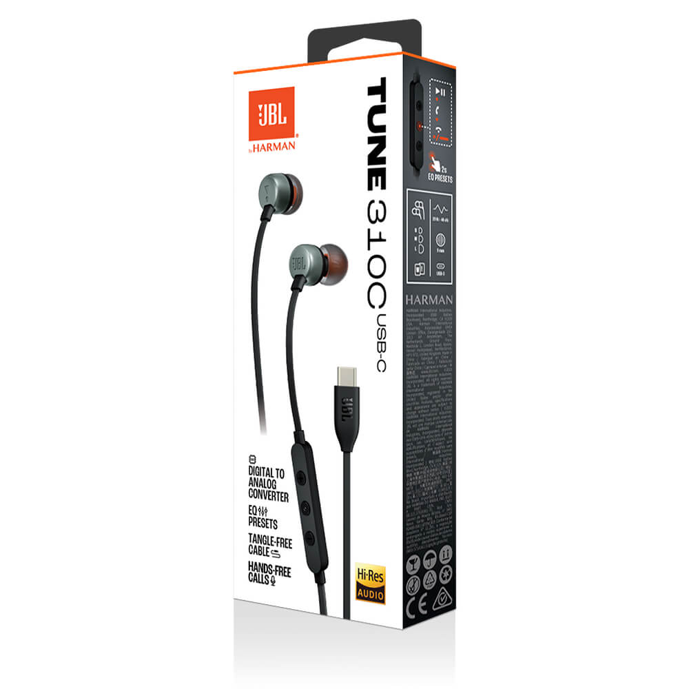 Genuine JBL Tune 310C USB-C Wired In-Ear Headphones - Image 6