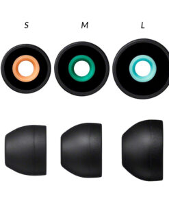 Genuine Sony EP-EX11 Replacement Ear Tips (Black)