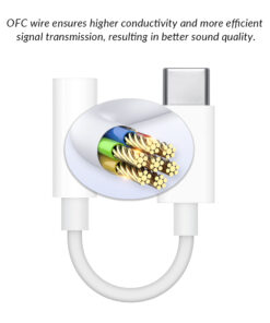 Quality USB-C to 3.5mm Headphone Jack Adapter